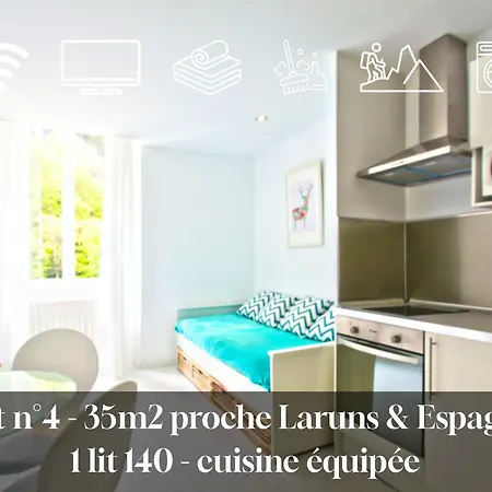 4 Eaux-chaudes Proche Et Espagne